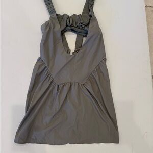 Free People Gray Backless Dress